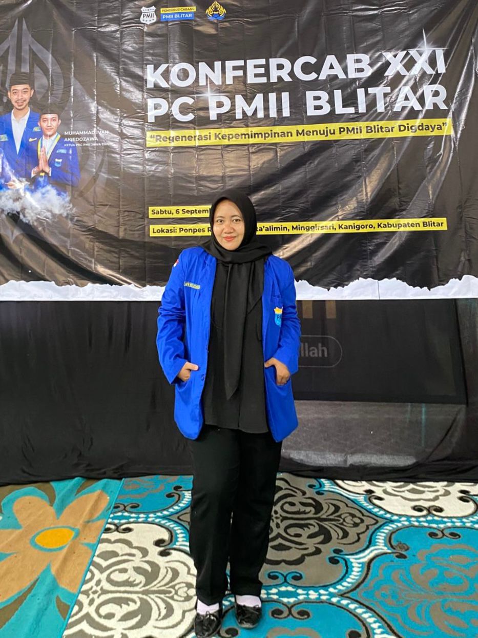 Ketua Rayon PMII El Freire UNU Blitar, Afifatul Izzatil Husna, Sambut Mahasiswa Baru dengan Semangat Kebersamaan