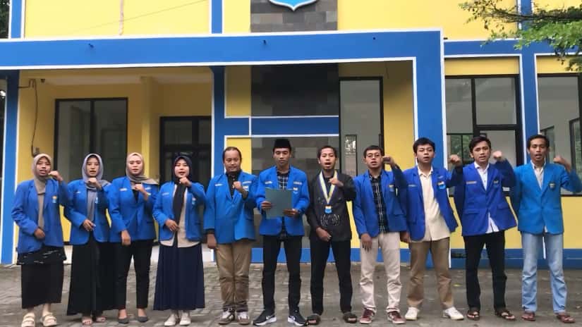 PMII Blitar serukan keadilan, desak Polres Kediri bebaskan aktivis yang ditahan