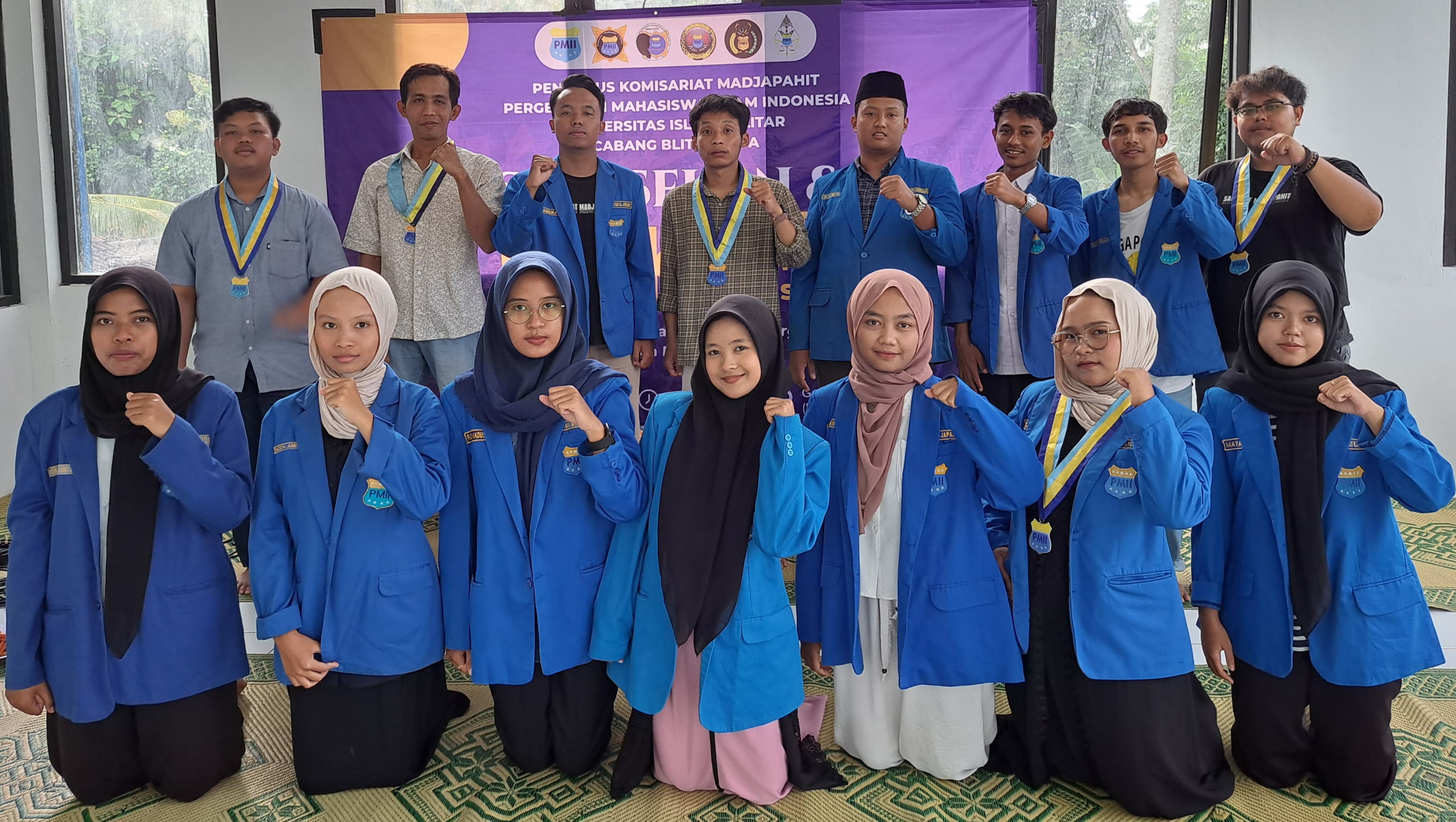 PMII Madjapahit Unisba Blitar gelar sarasehan dan penguatan jelang RTK Ke-XII bersama PKC PMII Jatim